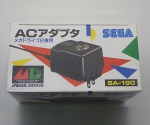 メガドライブ2専用　純正ACアダプター(新品)
