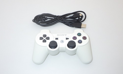 PS3用コントローラーDUALSHOCK3 /(ホワイト)　USBセット