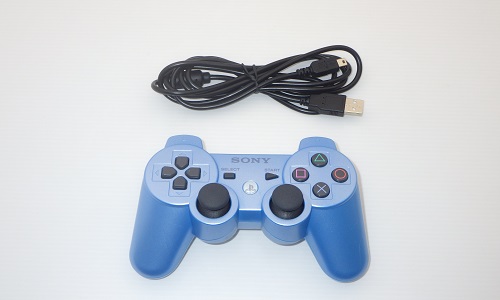 PS3用コントローラーDUALSHOCK3 / (キャンディー・ブルー)　USBセット